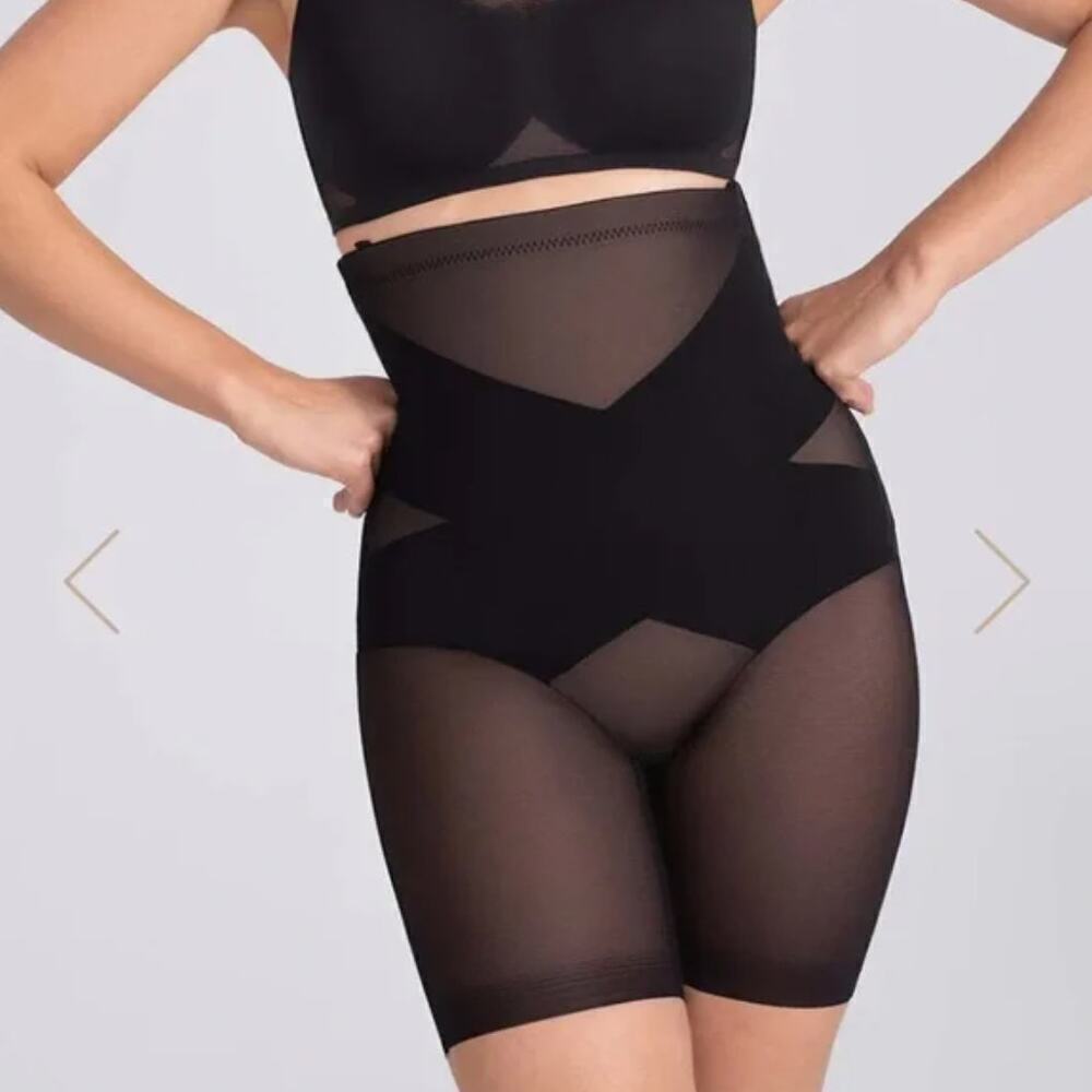 NWT Honeylove Super Power Shorts Women's Black Size Small